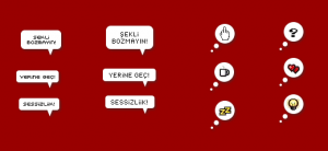 Konuşma balonları...